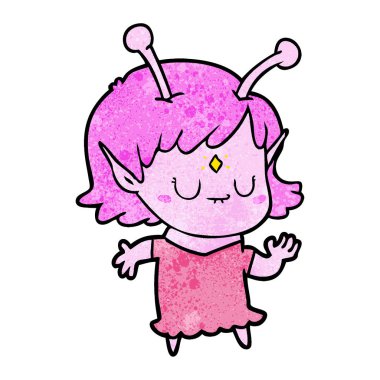 çizgi film yabancı kız dans