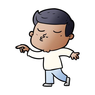 surat asmayı karikatür modeli adam