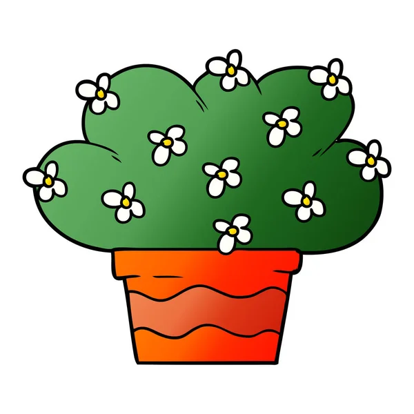 漫画植物のベクトル図 — ストックベクタ