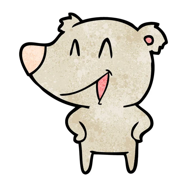 Ilustração Vetorial Urso Dos Desenhos Animados —  Vetores de Stock