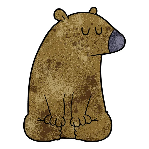 卡通熊的病媒图解 — 图库矢量图片