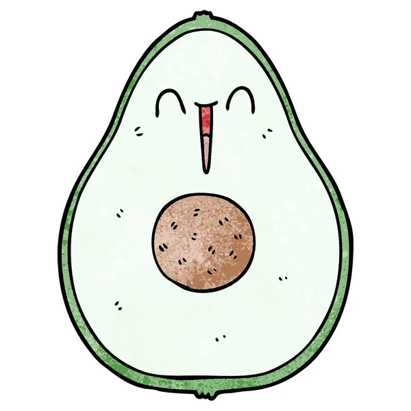 Ilustración Vectorial Aguacate Dibujos Animados — Archivo Imágenes Vectoriales