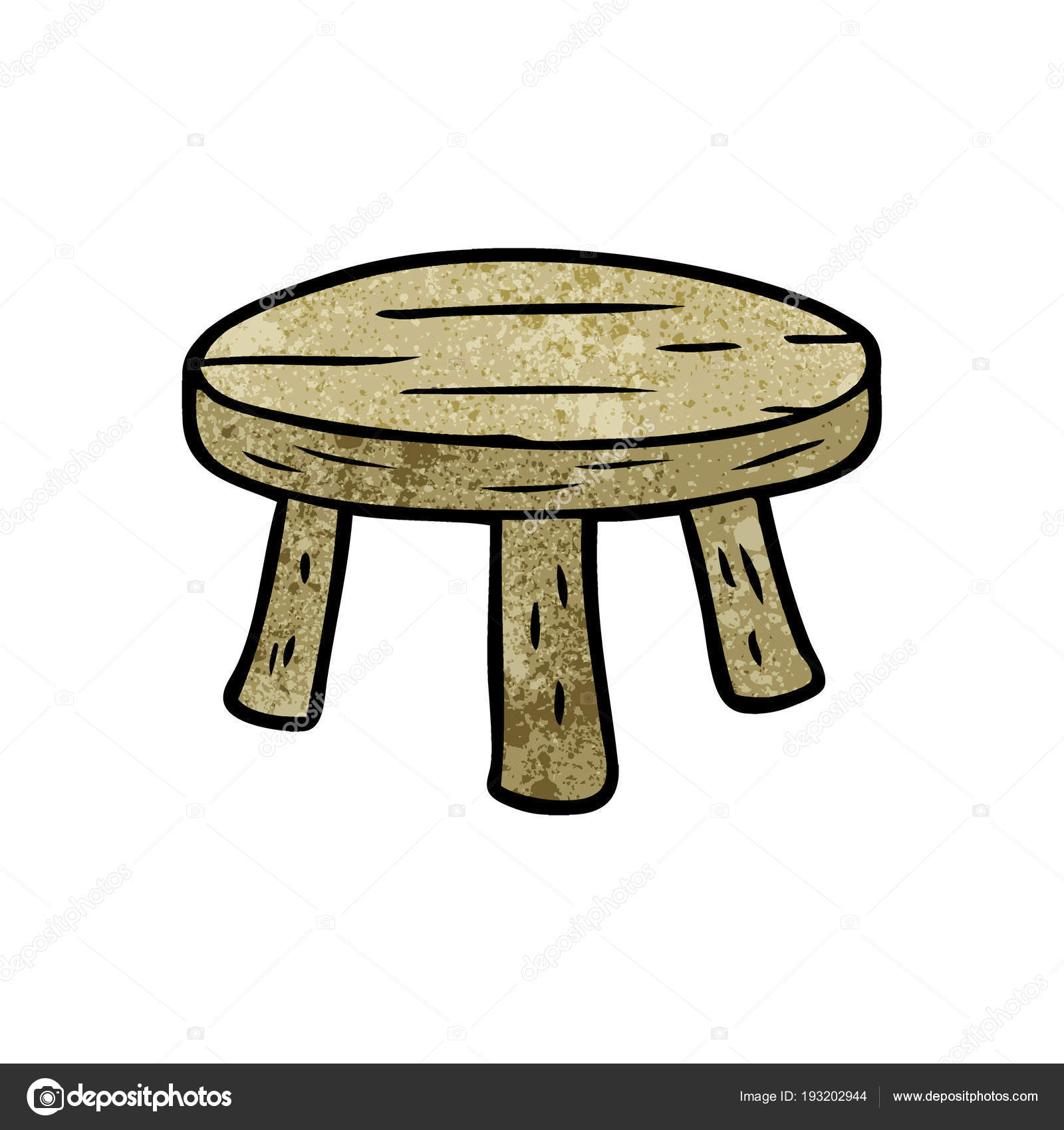 Dessin Lineartestpilot Tabouret — Vectorielle Image Petit Animé Bois jLqUMVGzSp