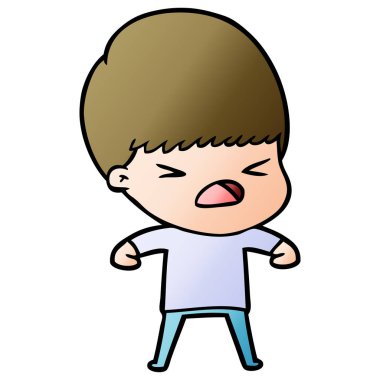 vektör çizim karikatür adam