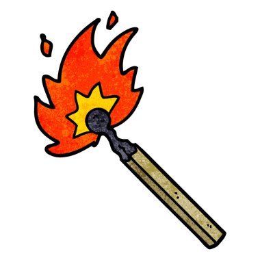 vektör çizim karikatür maç