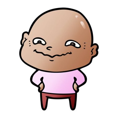 vektör çizim karikatür adam