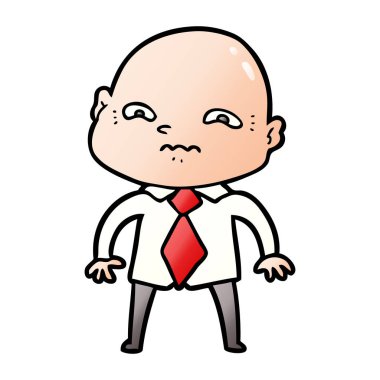 vektör çizim karikatür adam