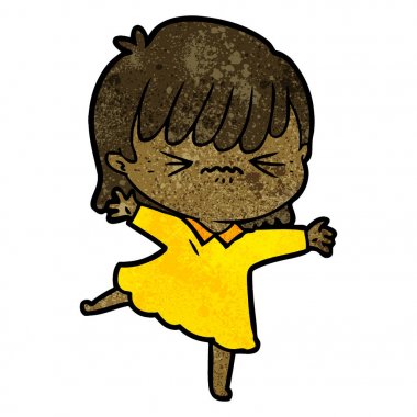 çizgi film kız vurguladı