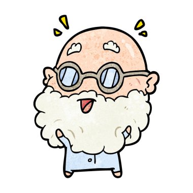 sevimli çizgi yaşlı adam şaşırttı