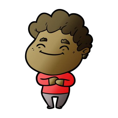 vektör çizim karikatür adam