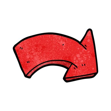 çizgi işaretli ok işareti