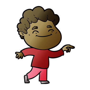 vektör çizim karikatür adam