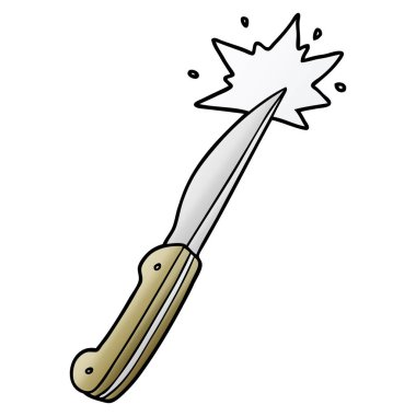 çizgi film keskin bıçak