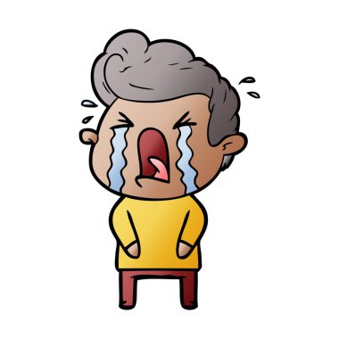 vektör çizim karikatür adam