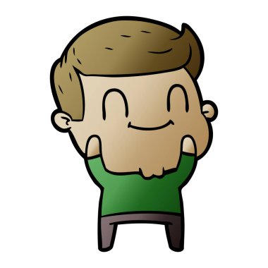 vektör çizim karikatür adam