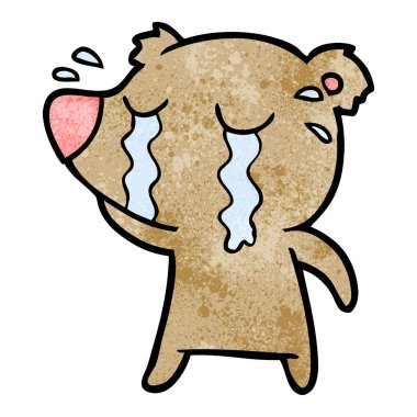 Çizgi film ayısının vektör çizimi