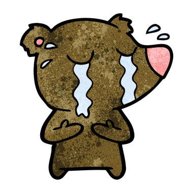 Çizgi film ayısının vektör çizimi