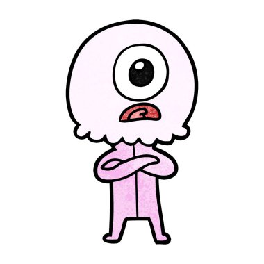 çizgi film Tepegöz'ü yabancı uzay adamı