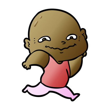 vektör çizim karikatür adam