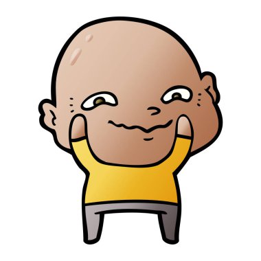 vektör çizim karikatür adam