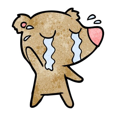 Çizgi film ayısının vektör çizimi