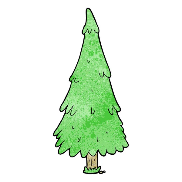 Illustration Vectorielle Dessin Animé Arbre Noël — Image vectorielle
