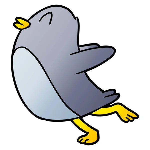 Wektor Ilustracja Kreskówki Pingwin — Wektor stockowy