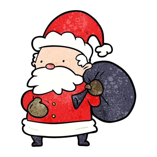 Векторна Ілюстрація Мультфільму Санта Клаус — стоковий вектор