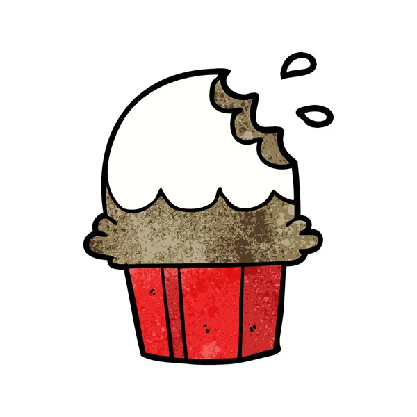 Vector Ilustración Cupcake Dibujos Animados — Vector de stock