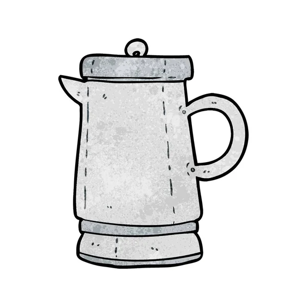 Мультяшный Металлический Чайник — стоковый вектор