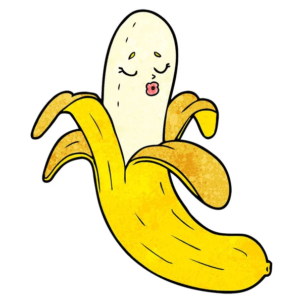 Vectorillustratie Van Cartoon Banaan — Stockvector