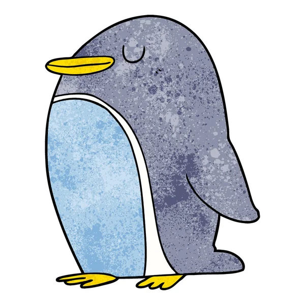 Vektorillustration Von Cartoon Penguin — Stockvektor