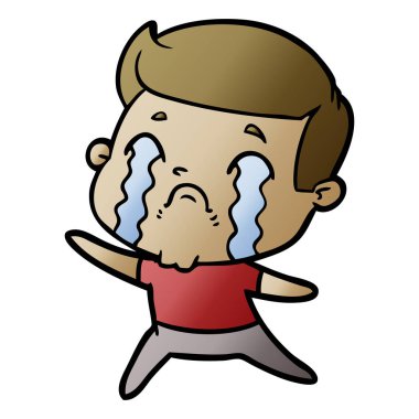 vektör çizim karikatür adam