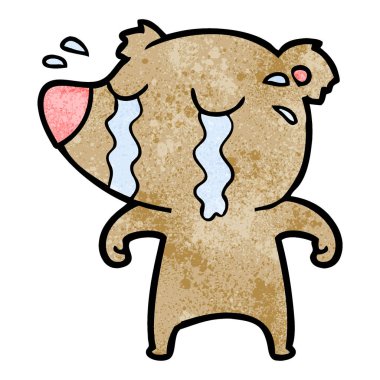 Çizgi film ayısının vektör çizimi