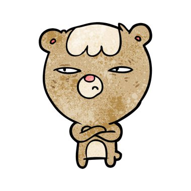 silah ile karikatür rahatsız ayı geçti