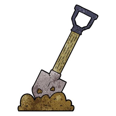 vektör çizim karikatür kürek