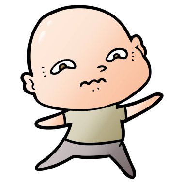 vektör çizim karikatür adam