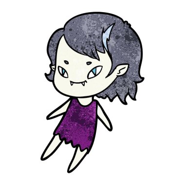 çizgi film dostu vampir kız