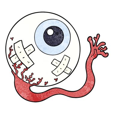 vektör çizim karikatür göz küresi