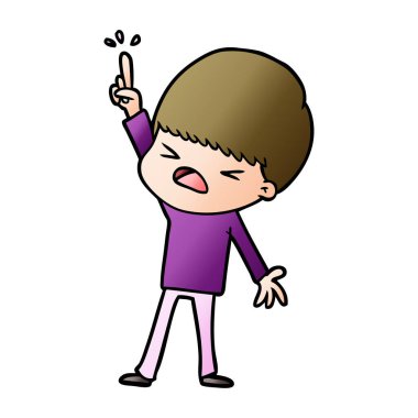 vektör çizim karikatür adam