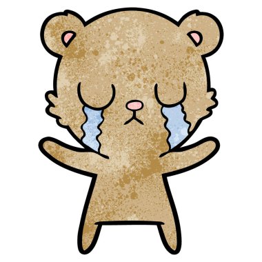 Çizgi film ayısının vektör çizimi