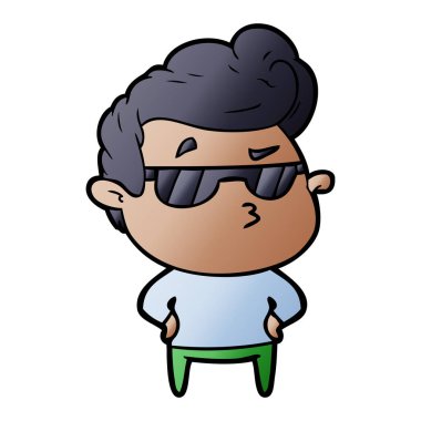 vektör çizim karikatür adam