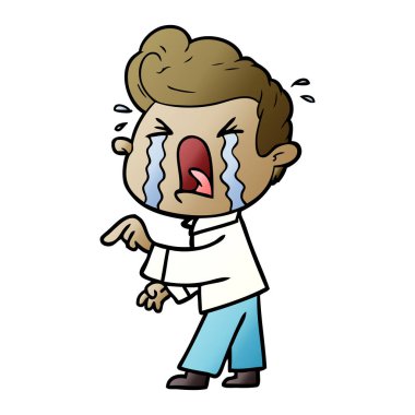 vektör çizim karikatür adam