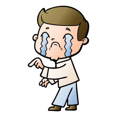 vektör çizim karikatür adam