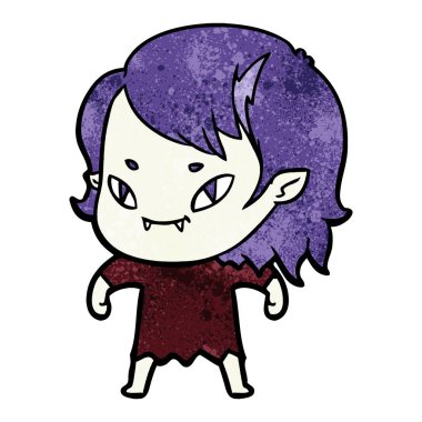 çizgi film dostu vampir kız