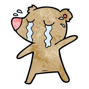 Çizgi film ayısının vektör çizimi