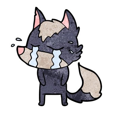 Çizgi film kurdunun vektör çizimi