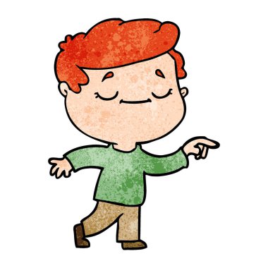 vektör çizim karikatür adam