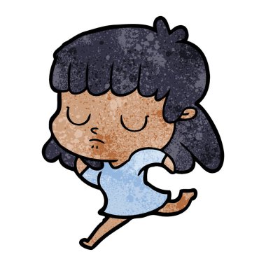 çizgi film kayıtsız kadın çalışan