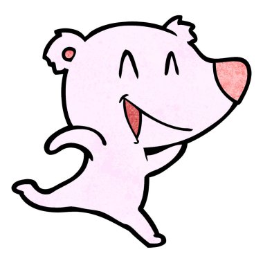 Çizgi film ayısının vektör çizimi